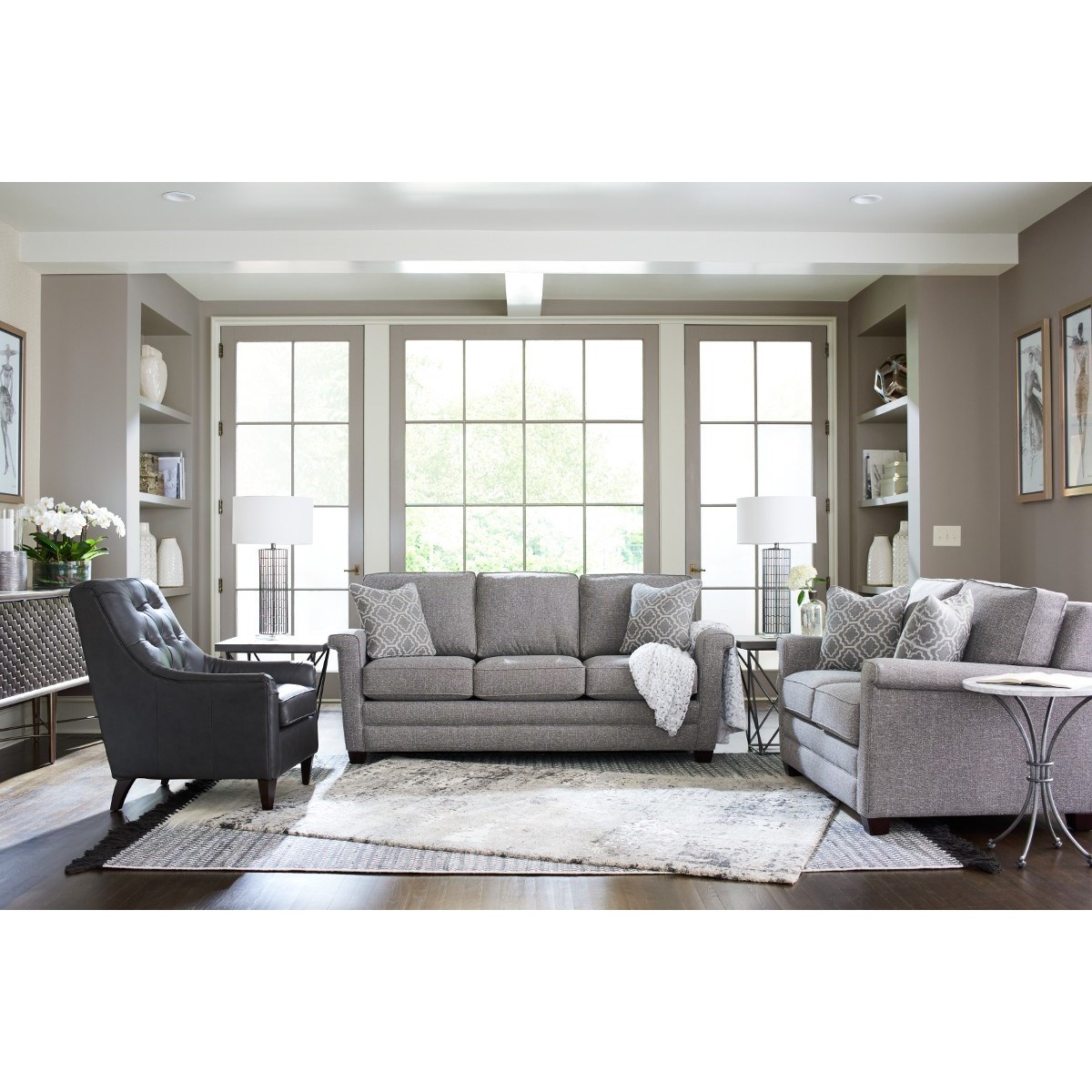 La Z Boy Bexley 610681 Contemporary Sofa Lindy s Furniture